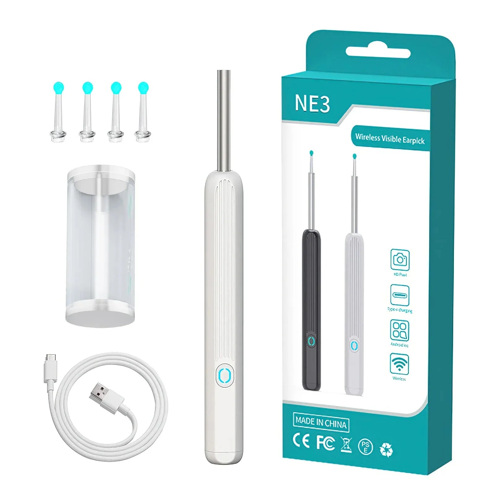 Ear wax remover with app