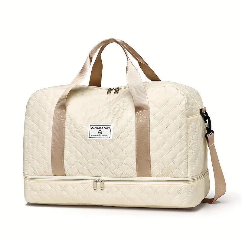 Weekendbag i nylon – 49 × 25 × 34 cm