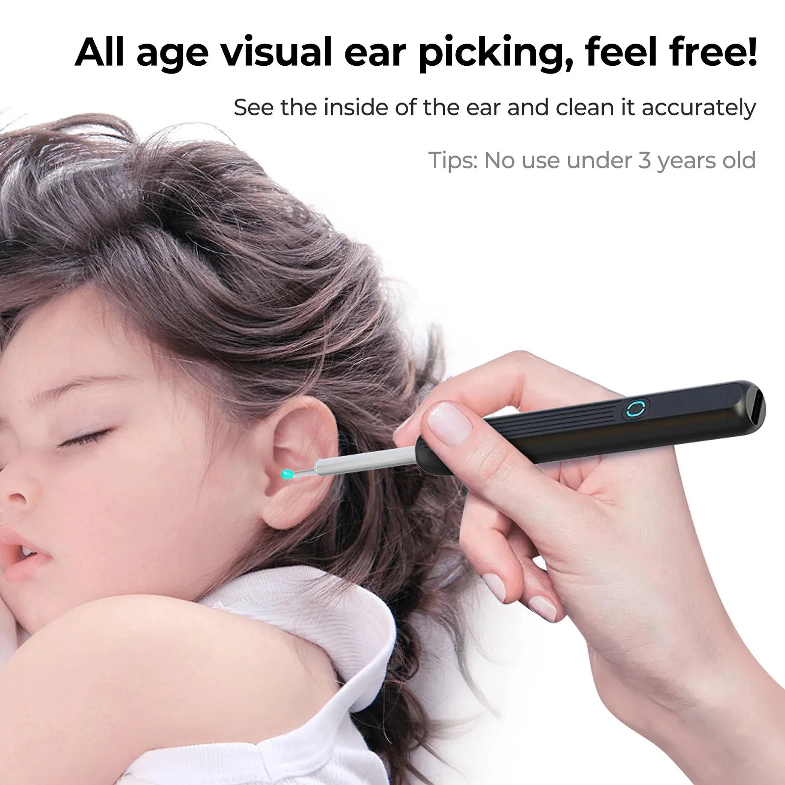 Ear wax remover with app