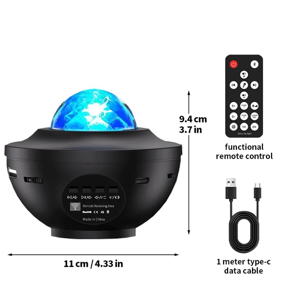 Galaxy Star Projector - Night Light
