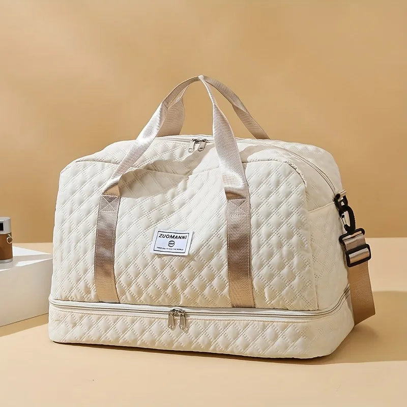 Weekendbag i nylon – 49 × 25 × 34 cm