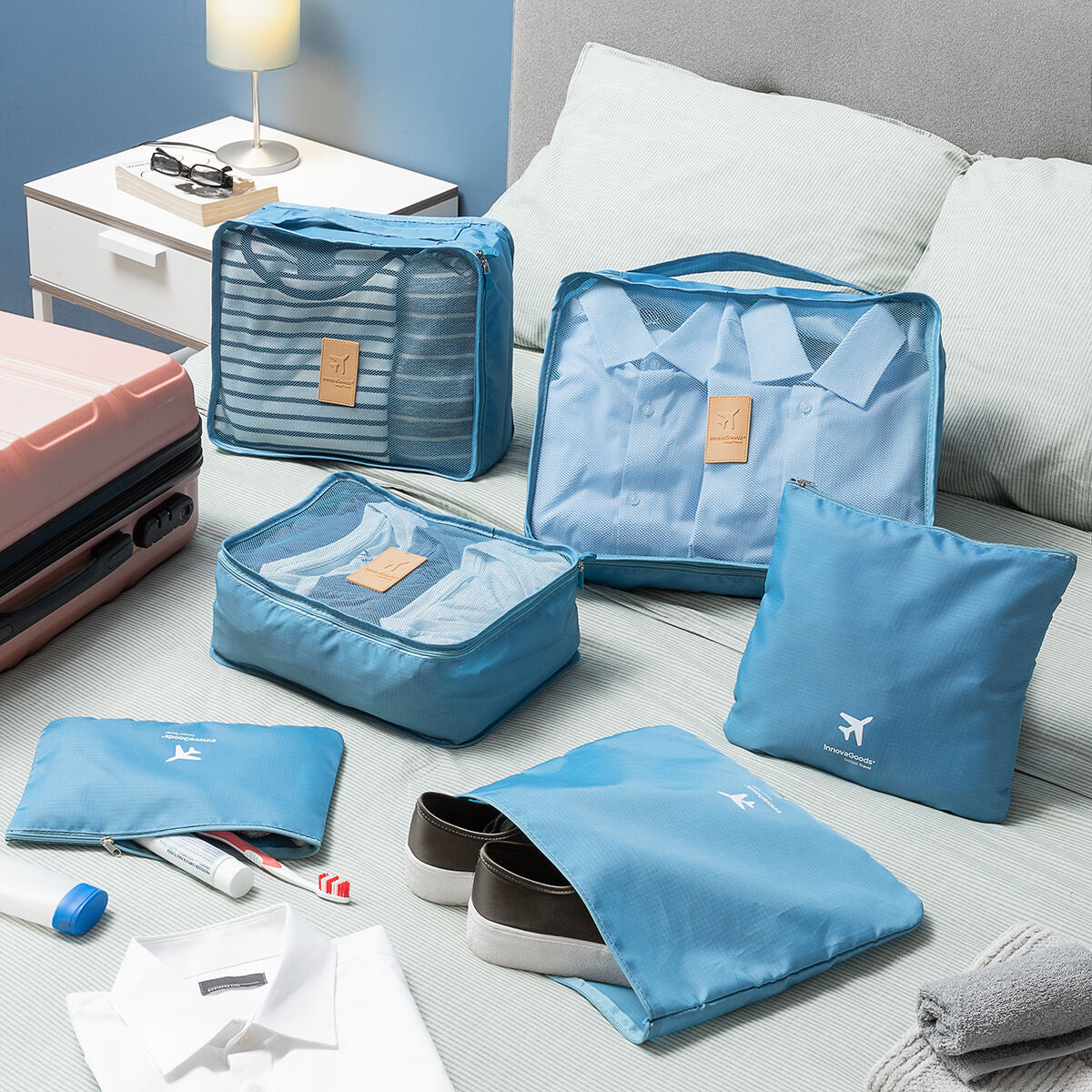 Packpåsar för resväskan – 6 delar