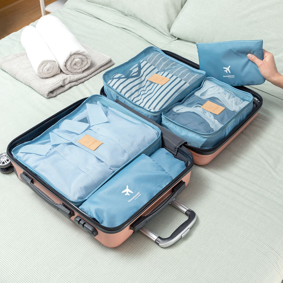 Packpåsar för resväskan – 6 delar